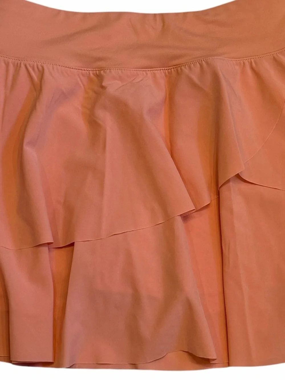 DSG FASHION TIERED SKORT GIRLS SUMMER PEACH Built in Shorts KIDS Large 14